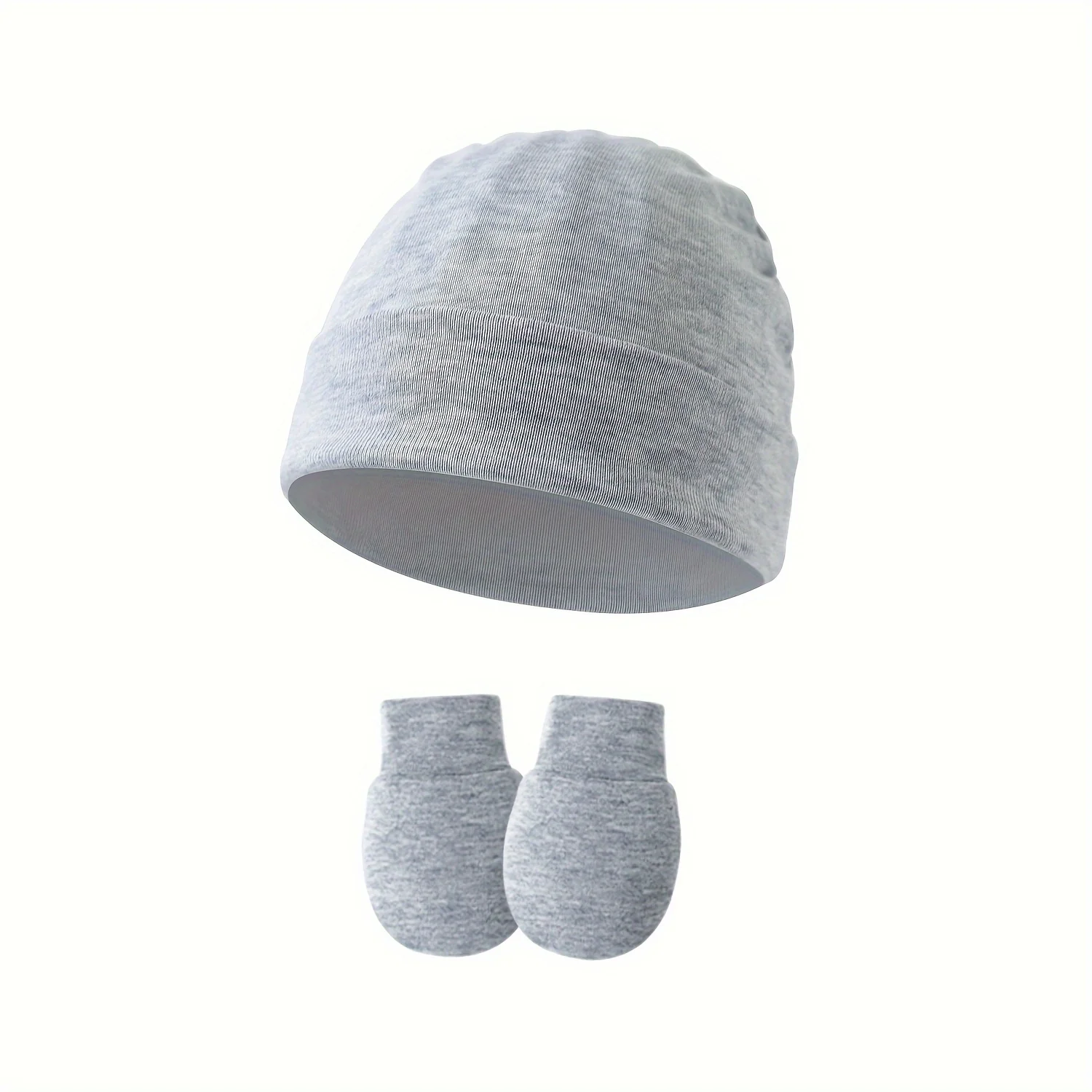 4 set di guanti per neonati carini per neonati, guanti per neonati senza graffi, guanti per cappelli per bambina per neonati, neonati, neonati - immagine 6