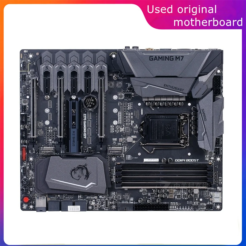Usato Lga 1151 Per Computer Intel Z270 Gaming M7 Scheda Madre Usb3.0 Sata3 Scheda Madre Desktop Ddr4 64G