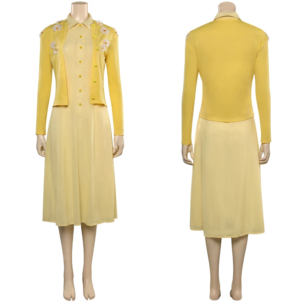 

Asteroid City June Cos Douglas Cosplay Women Costume Coat Dress Outfits Halloween Carnival Party Disguise Suit For Adult Female