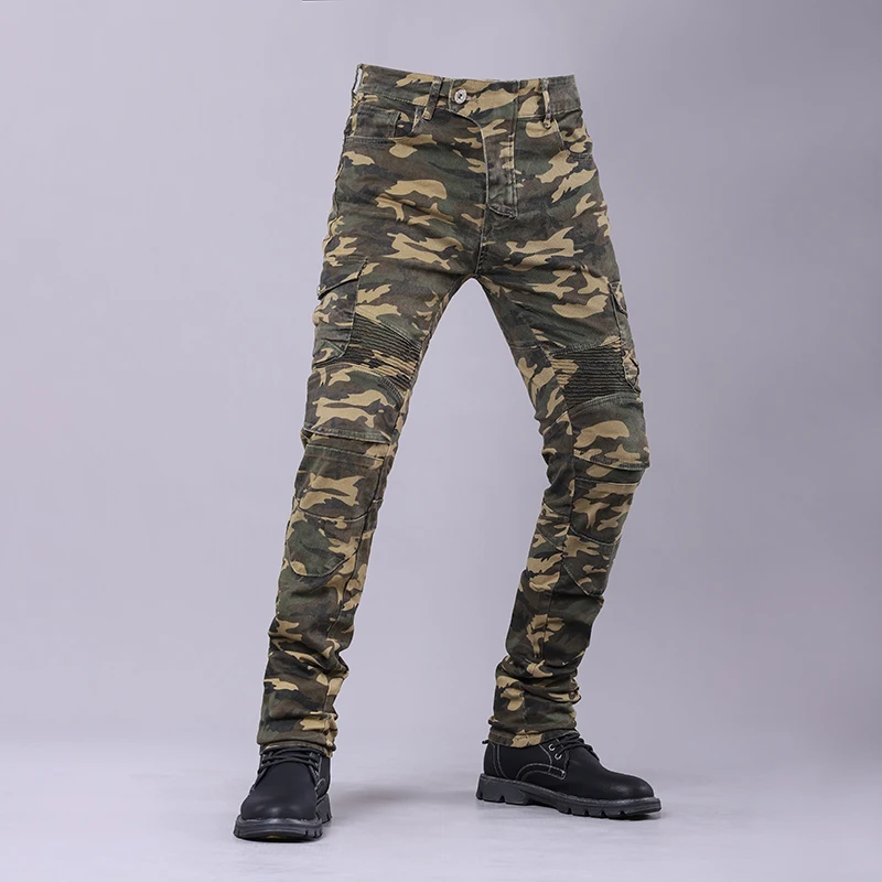 

New Four Seasons Motorcycle Outdoor Off Road Riding Pants Men's and Women's Racing Leisure Travel Pants Motorcycle Street Jeans