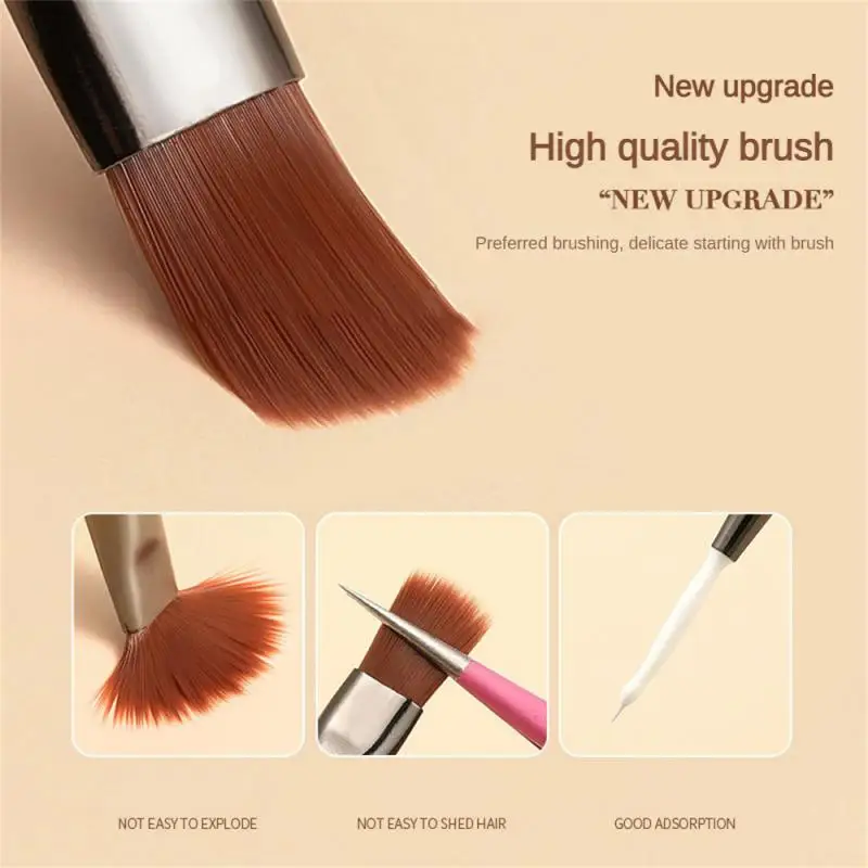 ANNIES Nail Art Brushes 9/5 PCS DIY Painting Flower Brush Powder Acrylic UV Gel Drawing Dotting Tools Stripes Lines Nail Brush 2