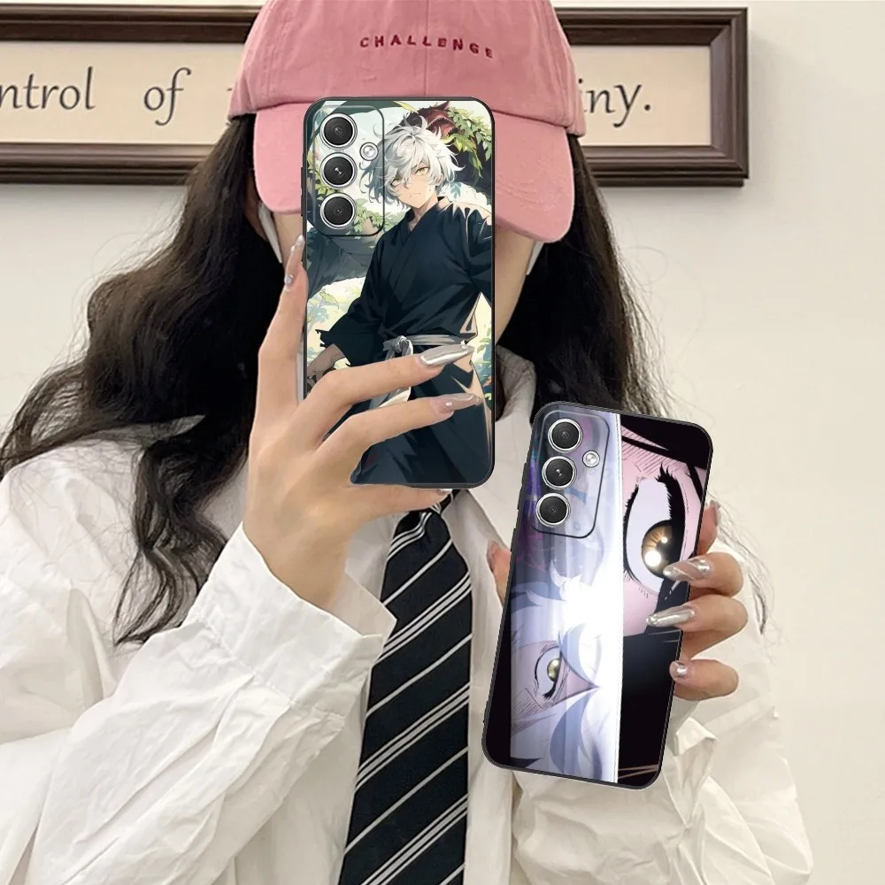 Anime Hell Paradise Mobile Phone Case For Samsung Galaxy S24 S23 S22 S21 S20 S10 S9 Plus Fe Ultra Lite Black Phone Cover Funda