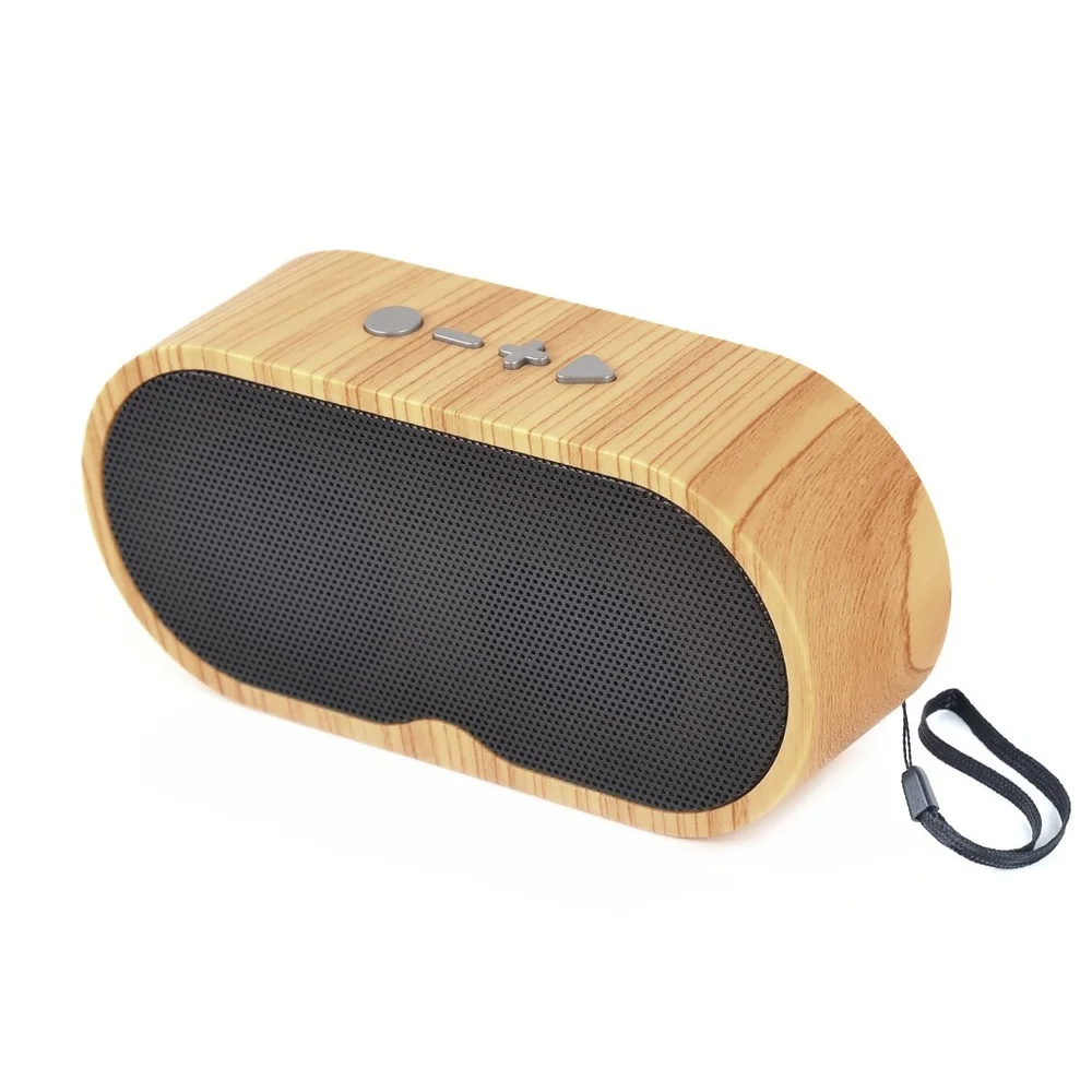 

F3 Wood Grain Bluetooth Speaker Retro Mini Card Radio-Audio