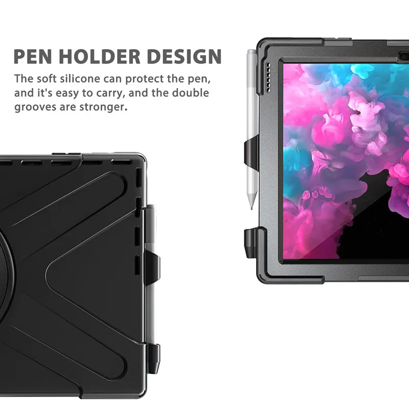 Children's Shockproof Tablet Stand Case for Microsoft Surface Pro & Surface Go