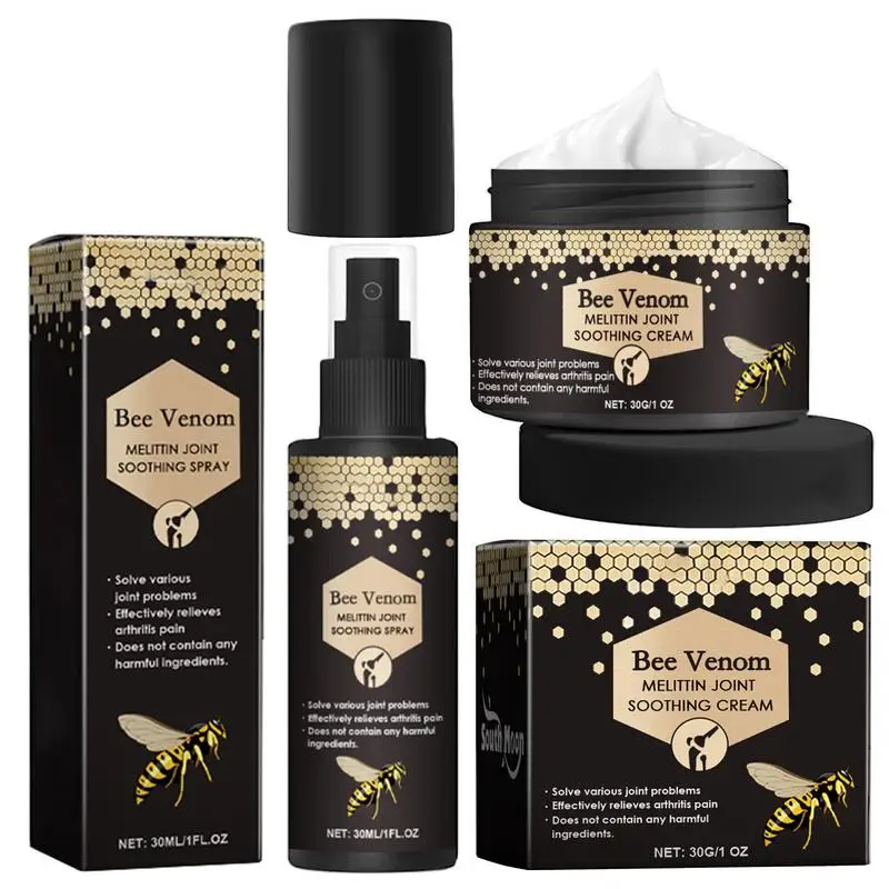 Pain Relief Ointment Bee Venom Professional Pain Relief Gel Bee VenomCream Knee Joint Pain Relief Ultra Strength Gel Massage