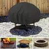 1pc Fire Pit Cover with Drawstring  - Waterproof, Heavy Duty, Heat and Stain Resistant BBQ Grill Cover for Outdoor Protection 2