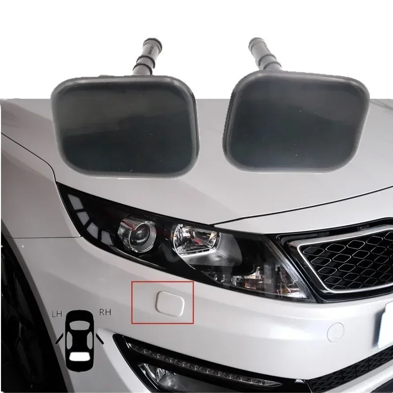 Headlight Washer Nozzle Cover Headlamp Water Spray Jet Cap for KIA K5 Optima 2011-2013