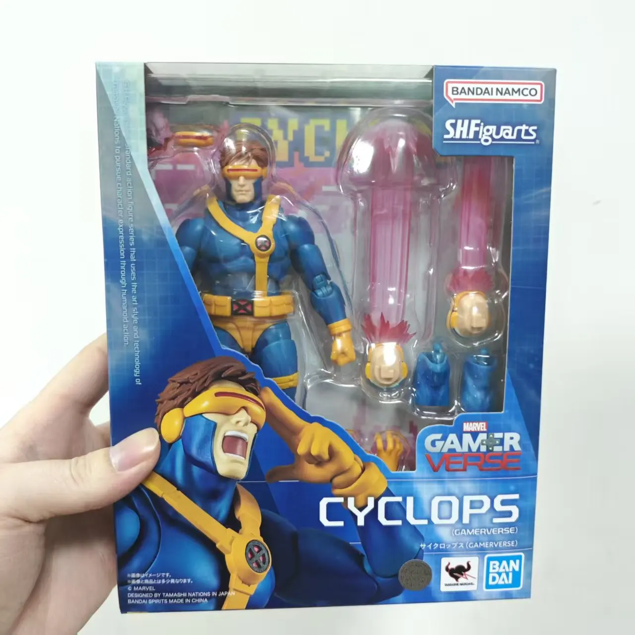 BANDAI Scott Summers Anime Action Figures Super Hero Model Figurine Original Figuarts Decoration Collection Toys