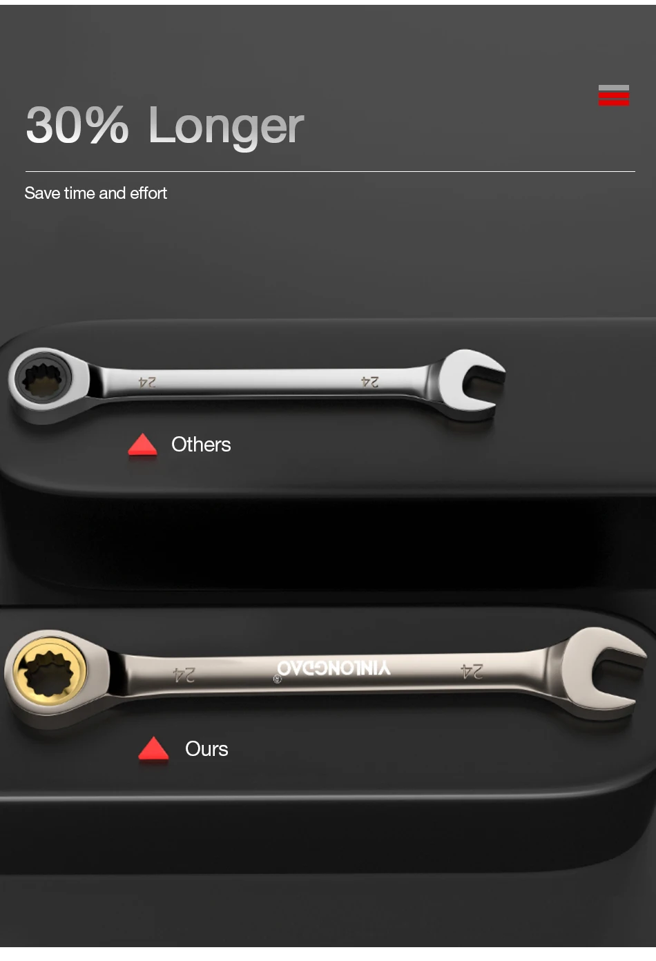 1 Stück Schlüsselschlüssel Flexible goldene Ratschenschlüssel Drehmoment Universalschlüssel für Autoreparaturwerkzeuge Metrisches Handwerkzeug – Detail 6