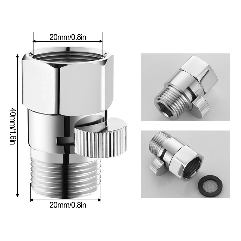 Handheld Shower Switch Shower Stop Valve Switch Handheld Head Hose Attachment Bathroom Accessories diverter valve faucet valve