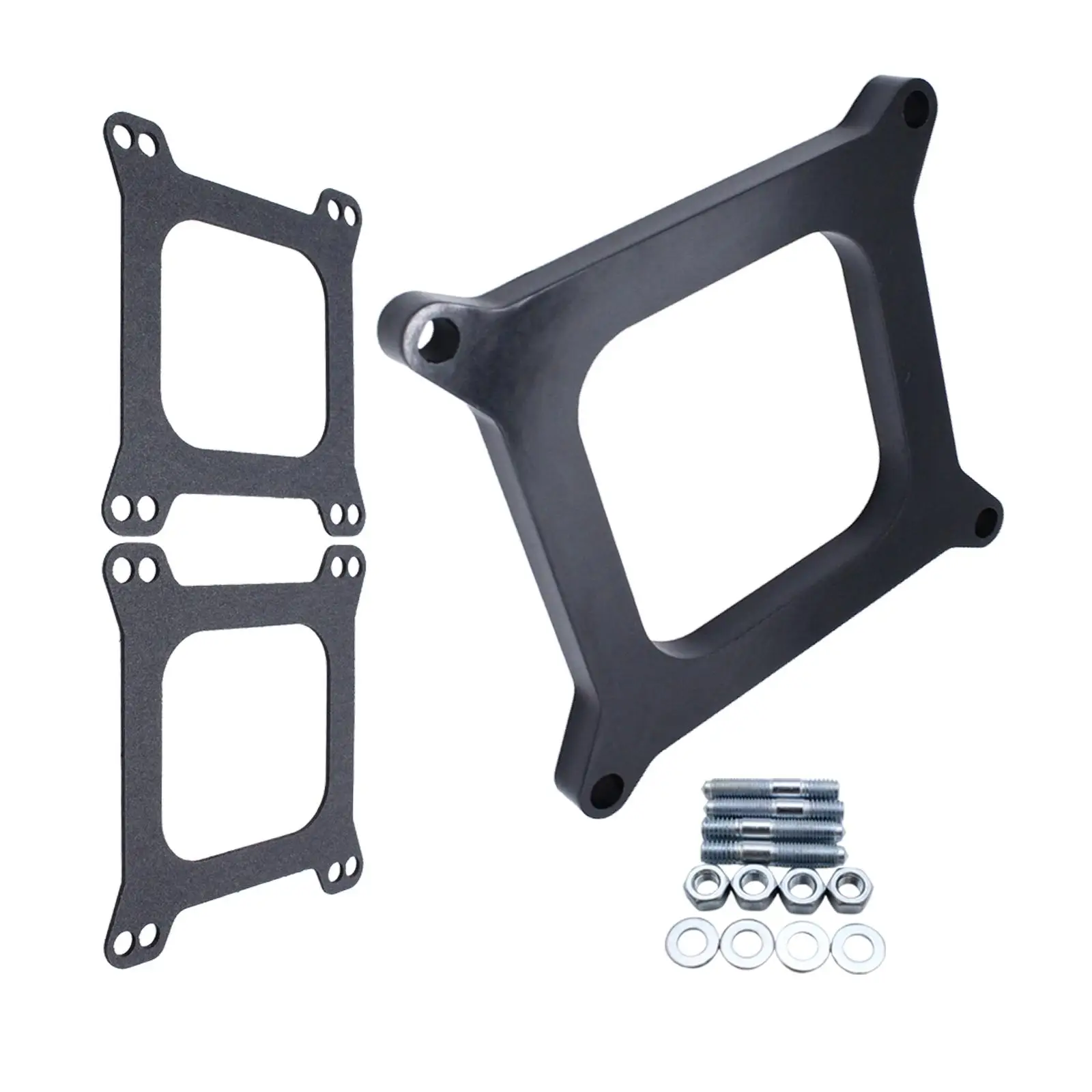 1/2 in Phenolic Carburetor Spacer R9139 Square Bore Open Center Holley