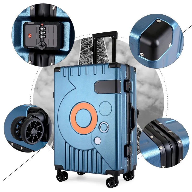 Muslimframe Bagaglio Fashion Trolley Case Universal Wheel Technology Bagagli Luxury Carry On Cabin Valigia