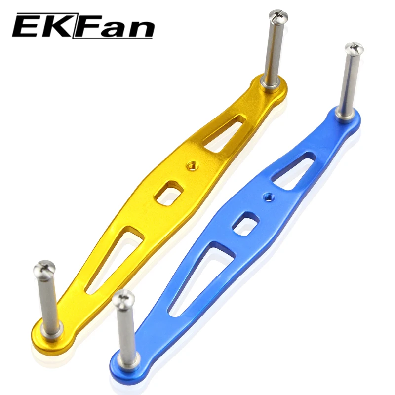 EKFAN 110MM Aluminum Alloy Fishing Left Right Handle For DAI Baitcasting  Reel Knob 7X4X2.5MM Bearing 8X5MM Hole Parts