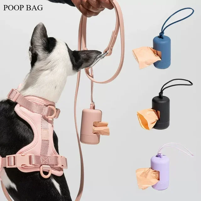 1Pc Without Bag Portable Dog Waste Bag Dispenser Mini Pet Cleaning Garbage Poop Bag Organizer for Home and Travel 3