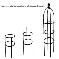 Black Garden Trellis, Plant Climbing Support Frame, Durable Plastic, Potted Plants, Indoor/Outdoor Climbing Plant Support 6
