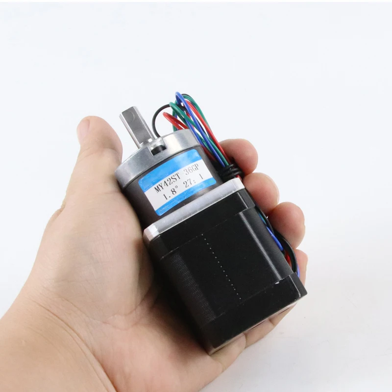 

Stepper Motor 42 Motor Extruder Gear Nema17 Stepper Motor Ratio 5.2:1 14:1 27:1 721:1 Planetary Gearbox for CNC Milling Machine