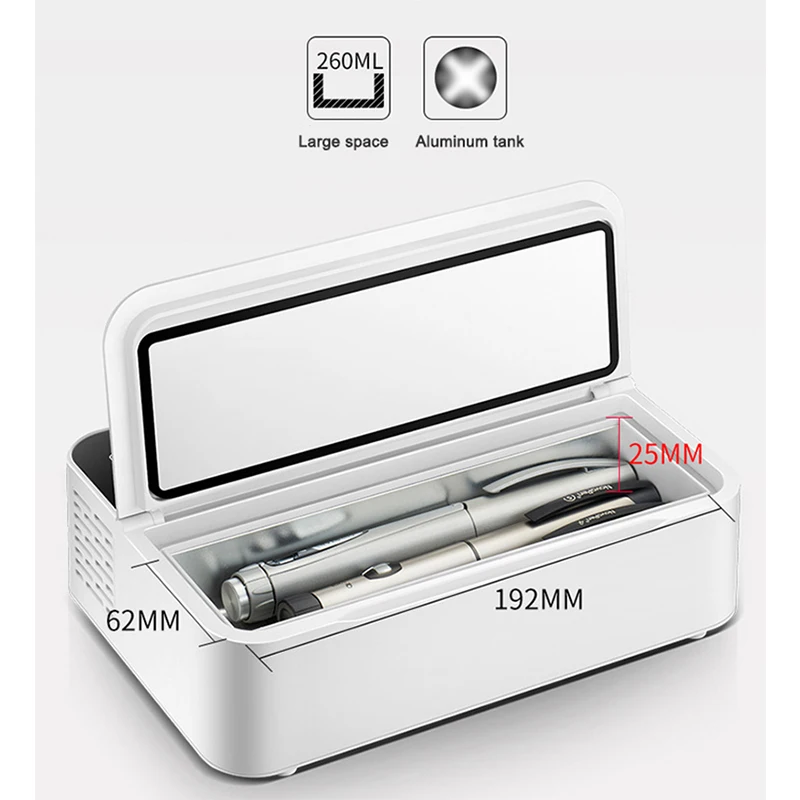 Insulin kühler Box tragbare Mini elektrische Insulin kühler Kühlschrank  Fall für Apotheke Tablet Medikamente Organizer Aufbewahrung sbox -  AliExpress