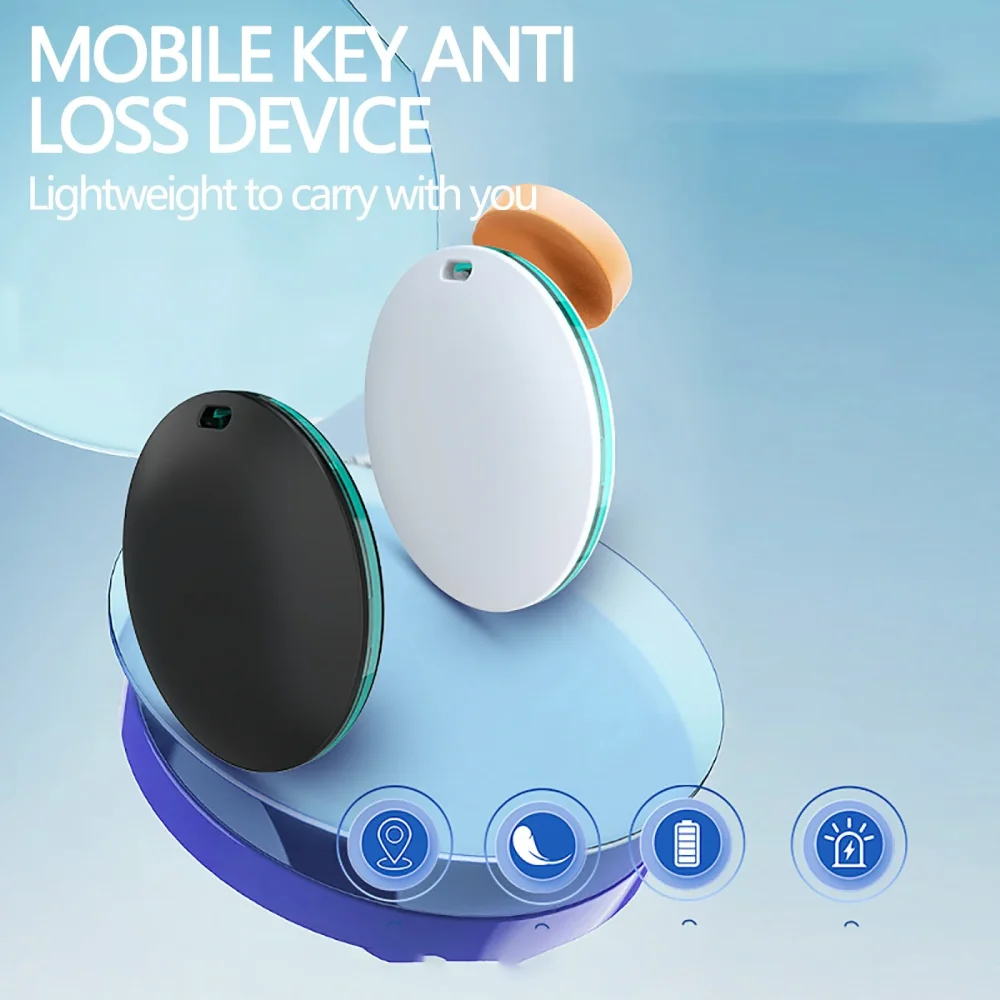Bluetooth Tracker for Android Portable Anti-Lost Device Smart Anti-Drop Key Device Search Positioning 360day Battery Life
