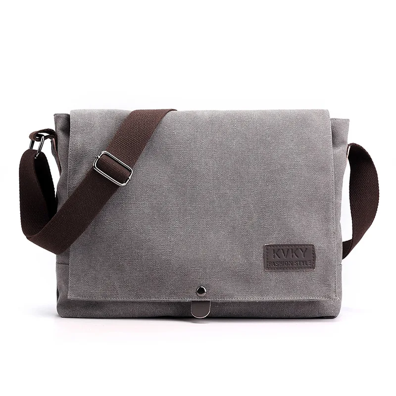 Men's Canvas Crossbody Shoulder Messenger Bags Man New Fashion Cross