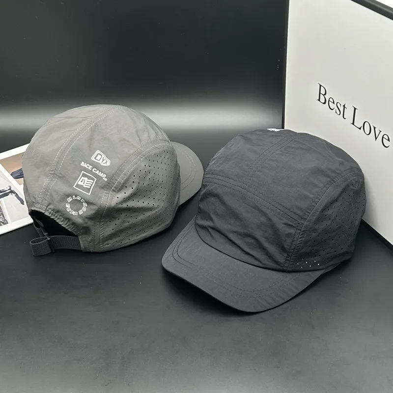 Dry Brim Thin Summer Outdoor Baseball Cap Breathable Polyester Fiber