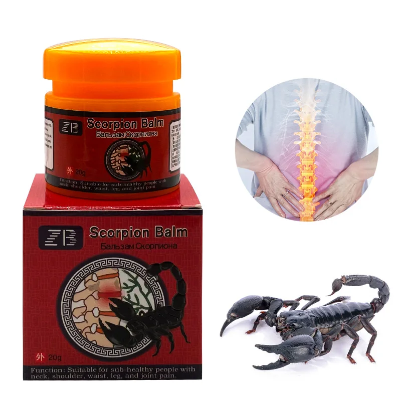 ZB 20G Scorpion Venom Ointment for Frozen Shoulder Lumbar Disc Herniation Joint Pain Cream Stasis Rheumatism Arthritis Balm Care pain relief cream