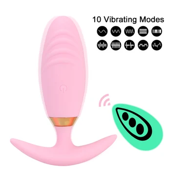 10 Speeds Wearable Dildo Vibrator for Women Sex Toys Clitoris Stimulation Vibrating Anal Plug Remote Control G Spot Massager 2