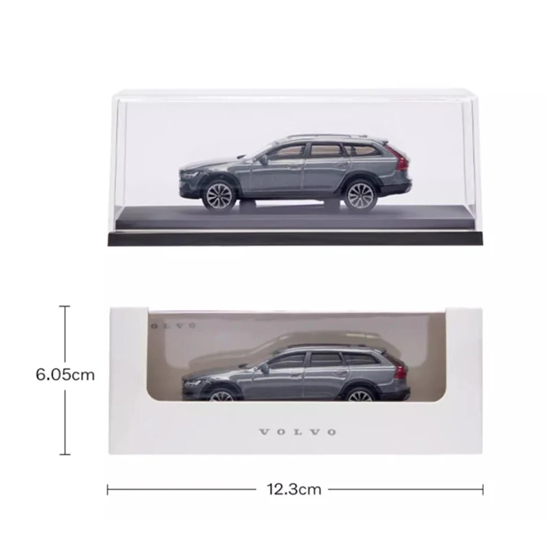 1:64 스케일 V90CC 시뮬레이션 합금 자동차 모델 컬렉션 장식 장난감 선물 기념품 디스플레이
