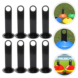 8Pcs Disc Cone Stands Football Cone Holder Stands Soccer Sign Plate Storage Stands
