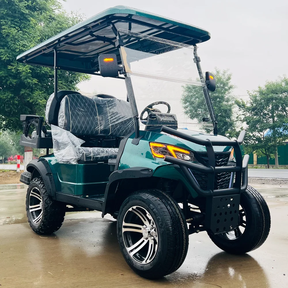 ゴルフカート 4輪　CaddyTek 電動四輪折りたたみプッシュまたはライドゴルフカートトロリー