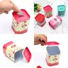 Piggy Bank Large Capacity Decorative Unbreakable Metal Cartoon Square Coin Saving Can for Home 6