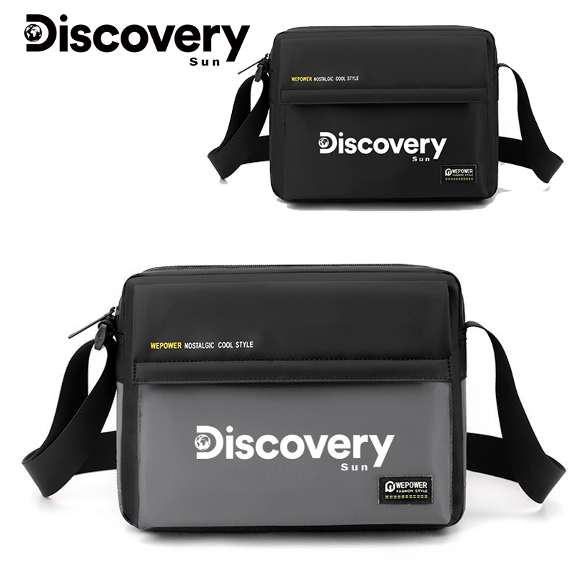Discovery SUN Men's Multi functional Messenger Bag Travel Shoulder Bag Nylon Fashion Leisure Waterproof Shoulder Bag