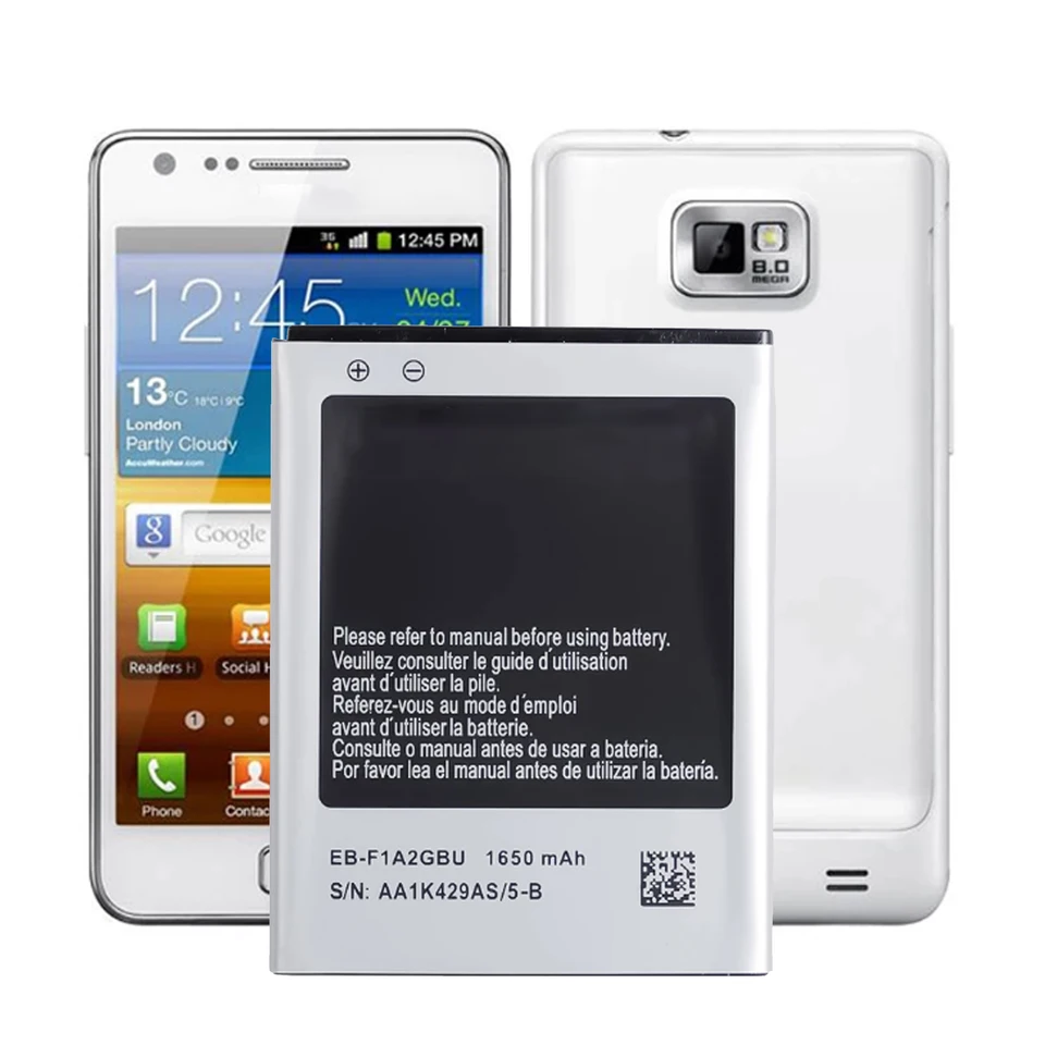 サムスンギャラクシーs2用バッテリー容量バッテリー、EB-F1A2GBU