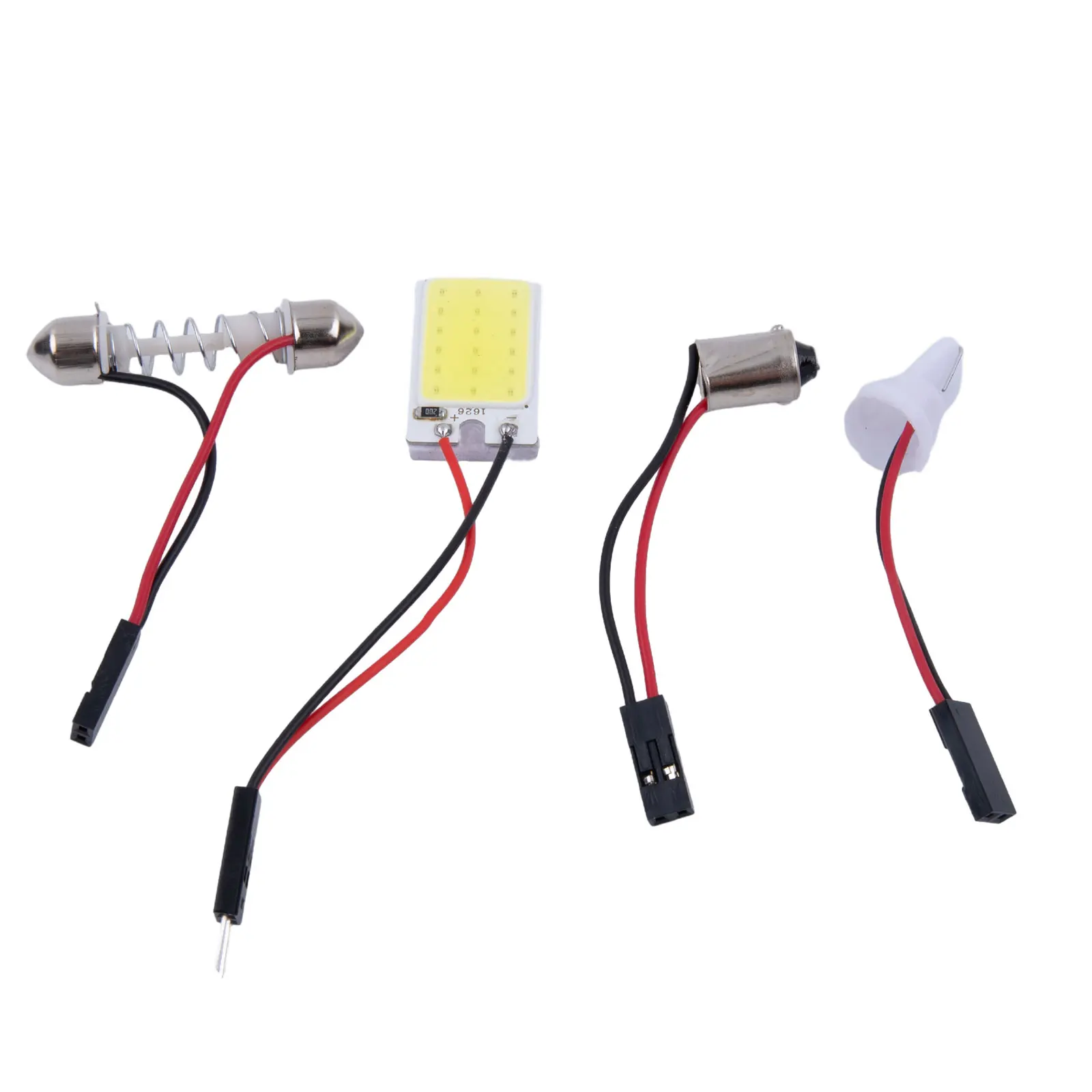 

Cabin Light COB LED Light Panel COB Lamp Bead Plug & Play T10 Wedge Socket 16/24/36/48 Piece Of Chip In-Car Reading Light