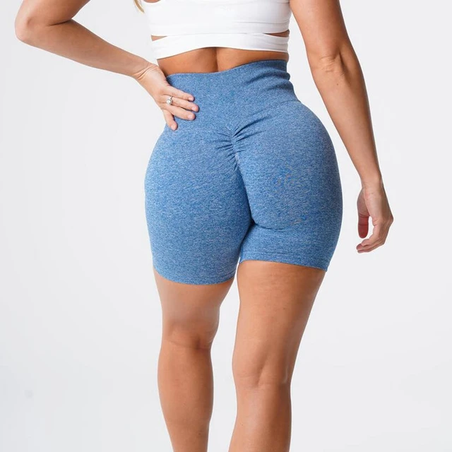 Effortless Seamless Shorts Women Workout Scrunch Butt Lifting Yoga