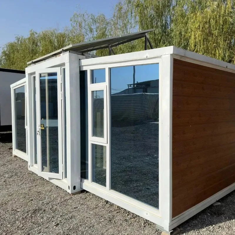 Prezzo Basso High End Double Wings Casa Pieghevole 1 Camera Da Letto 1 Bagno 1 Kicken Container House