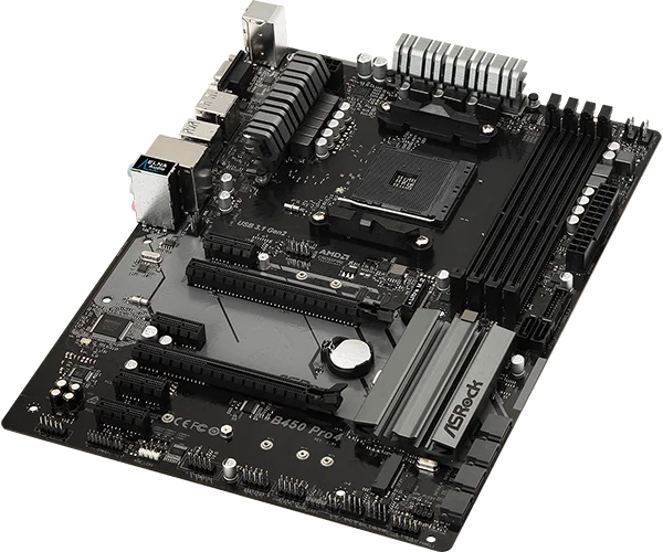 ASRock B450 PRO4 AMD B450 AM4 Motherboard For Ryzen 5/7/9/3 5600