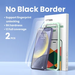 Premium UGREEN 2 - Pack HD Glass Screen Protector Set, Ultra - Clear Protective Films - Tempered glass (No Black Border)