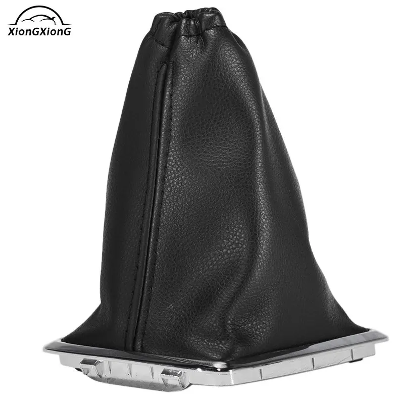 Collar De Cuero Genuino Para Palanca De Cambios De Coche, Cubierta De Perilla De Palanca De