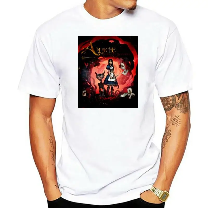 Magliette Da Uomo Alice Madness Returns Black