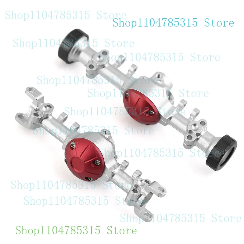 MINI-Z 4x4 1/24용 2PCS 금속 전면 리어 액슬 하우징 링크 로드 RC 자동차