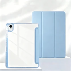 Crystal Clear Acrylic Protective Case with Integrated Pen Slot for Matepad 11.5 S 2024 (Baby Blue)