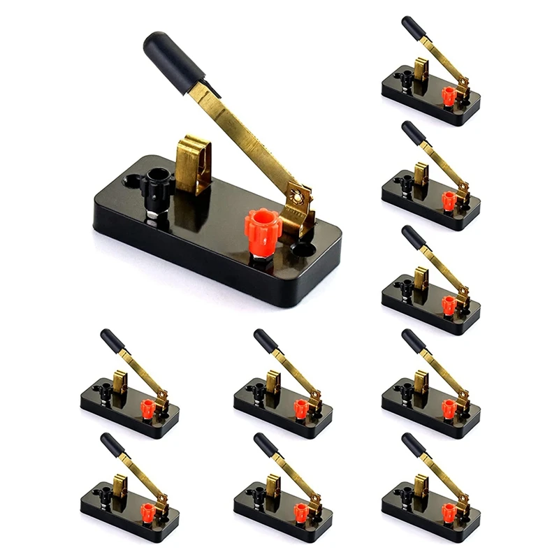10Pcs Single Pole Throw Switch Knife Switch:Used For Physics Laboratory School Electronic Experimenting | Обустройство дома