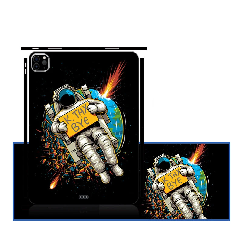 3M Astronuant Back Film For iPad Pro 2022 12.9  Cover Watercolor Decal Protector Sticker for iPad Pro 2021 11 Wrap Skin