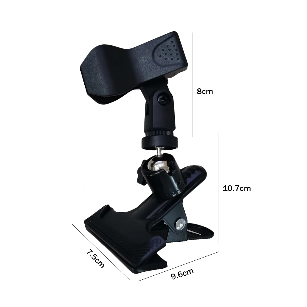 1 Pair Cross Stitch Clip Clamp Adjustable Table Edge Embroidery Clip 360 Rotation Clip-On Desk Stand Metal for Camera Tripod