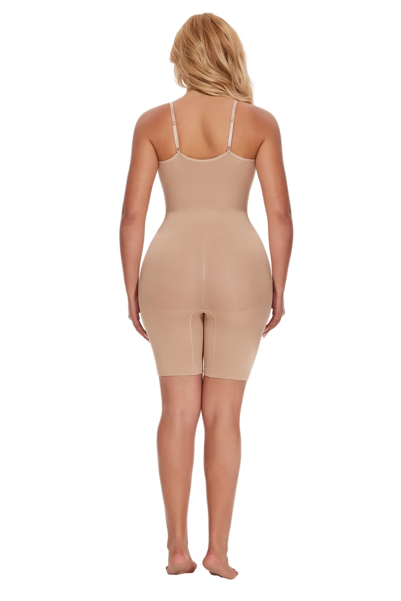 Tummy Control Bodysuit Shapewear Women Tank Top Seamless Full Body Shaper Anti Chafing Short Slimming Waist Trainer Butt Lifter