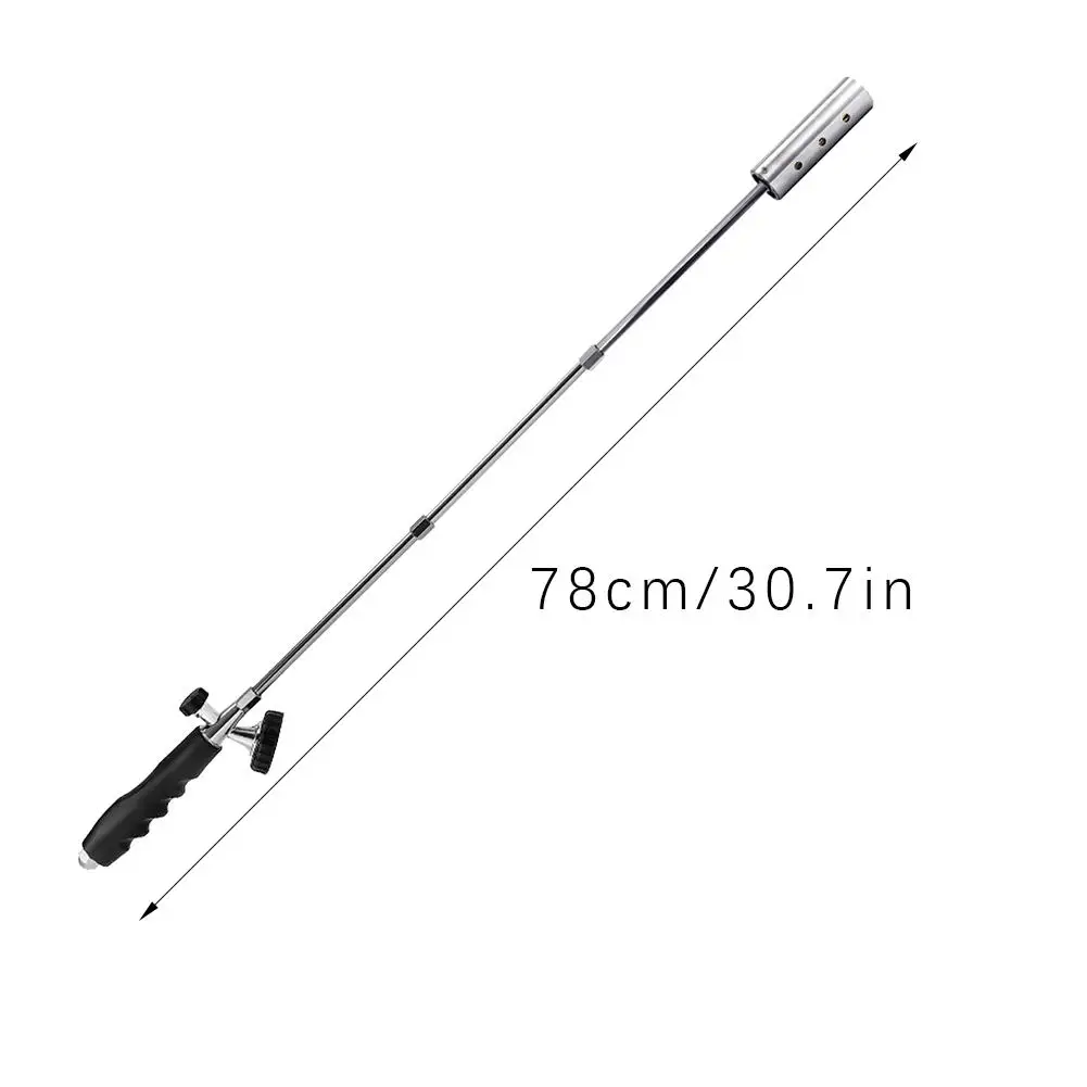 Adjustable Length Hand Tool Outdoor Picnic Garden Home Weed Burner Torch Gas Blowtorch Multifunction Flamethrowers Camping Tools