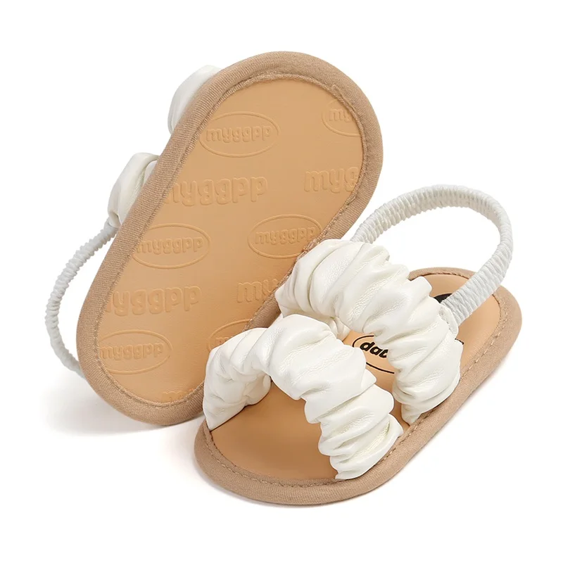 Infant Baby Girls Sandals Children Summer Cute Anti-Slip Soft Sole Princess Shoes Beach Slipper Toddler First Walkers Shoes