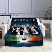 Ireland Westlife Classic Poster Printed Blanket, Throw Blankets,for Sofa Bed Office Car, Brithday Gift,Decke 1
