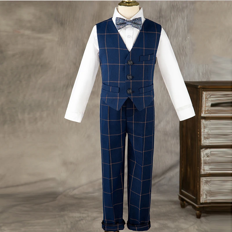 Boys Children Formal Wedding Party Suit Set for Birthday Performance Chorus boys suits