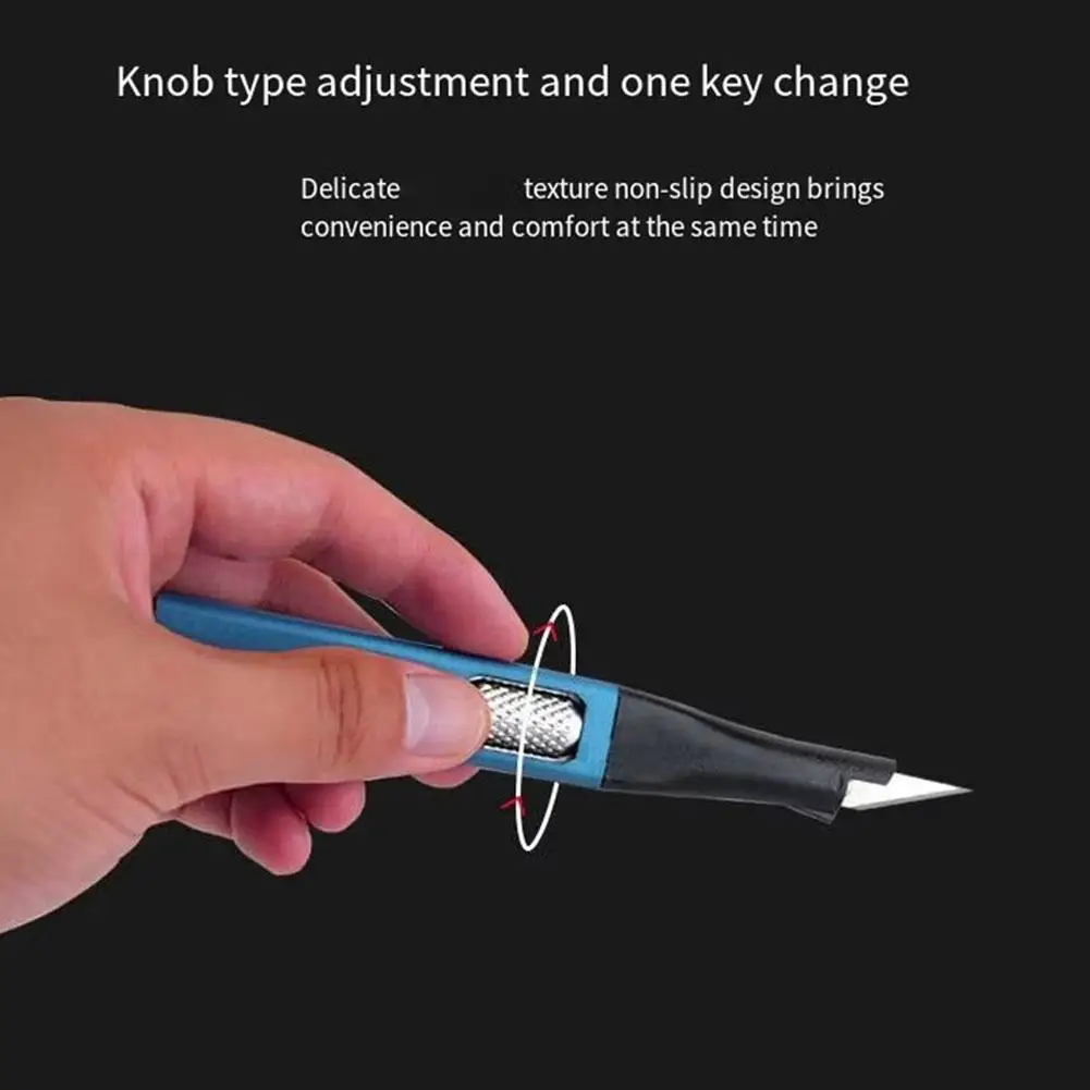 Pen-shaped carving knife with 5 blades woodworking hand tools wood trimming tool